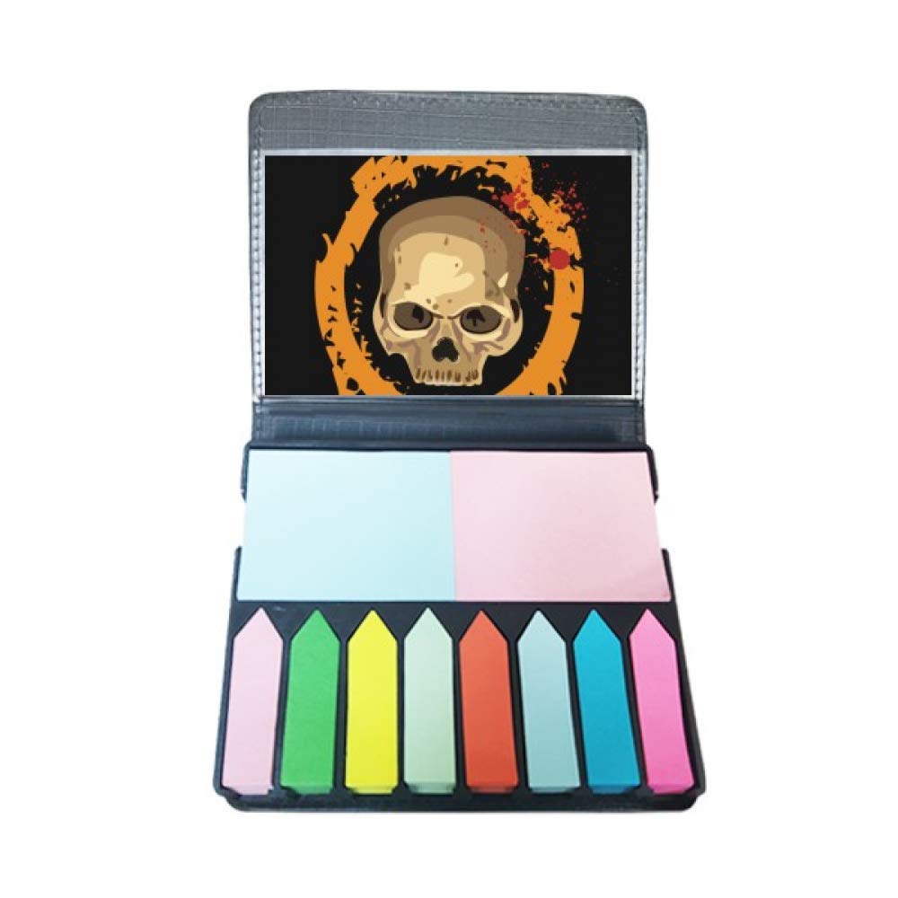 Boîte à marque-page tête de mort d'Halloween, idée cadeau pour lecteur de romans noirs