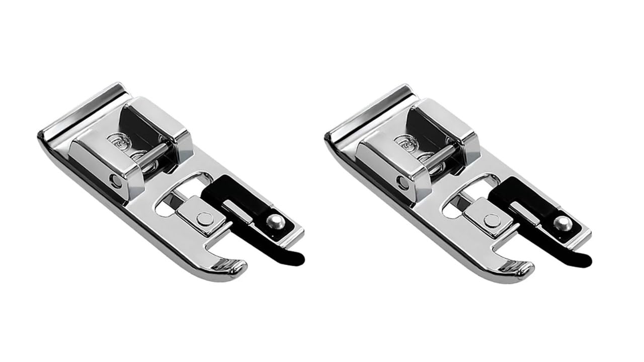 SIVANA's Overlock Overcast Presser Foot for All Automatic Sewing Machines- Fits All Low Shank/Snap On Machines (Compatible with Usha, Brother, Singer) with Durable Build Quality (Pack of 2 Pcs)-picture-18