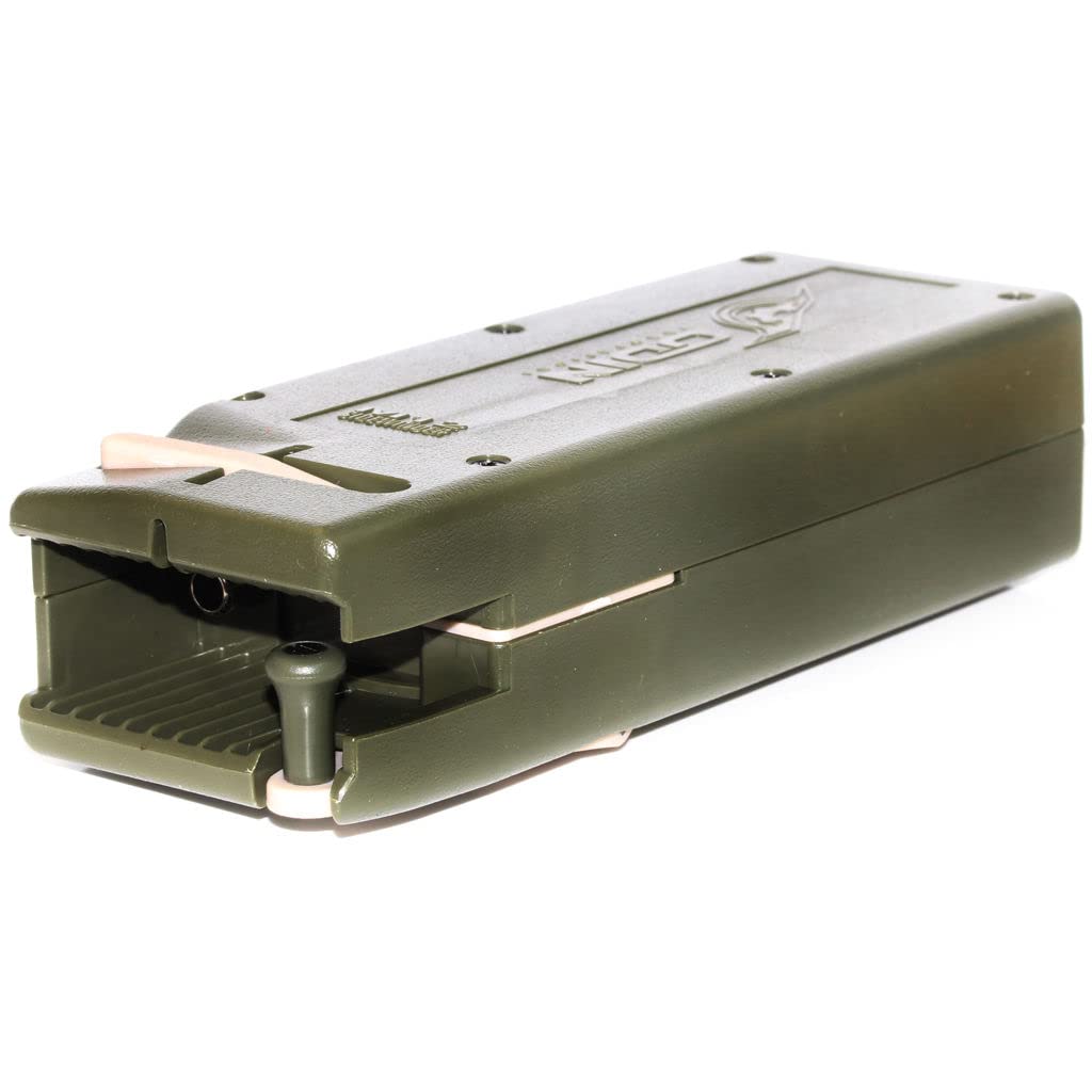 Airsoft Softair PTS Odin Innovations M12 Sidewinder Speed Loader Geschwindigkeitslader (1600rd Kapazität) OD Grün
