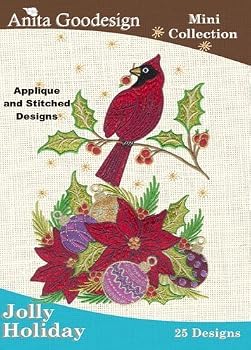 Unknown Binding Anita Goodesign Embroidery Designs Cd Jolly Holiday Book