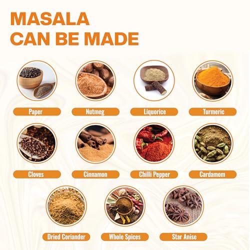Image of Gorek Technologies Masala Grinder Machine - 2000g Capacity | High-Speed 3000W Stainless Steel Dry Grinder for Grains, Herbs, Masala, Seeds, Home & Commercial Use | Portable Spice Grinder | GT-PG-2000S