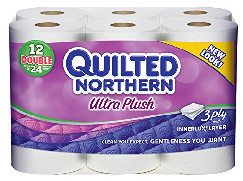 Quilted Northern Ultra Plush Bath Tissue, 12 Double Rolls