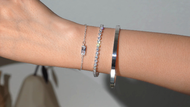 Set di 3 Bracciali cerchi Dorati - - L DI LINDA