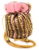 belelle Bolsos Bombonera HIndu | Bolso Bombonera Mujer Fiesta | Bolso de Mano de Mujer | Bolso Dorado | Bolso Bandolera | Bolsa Saco | Bolso Boda (Rosa Claro)