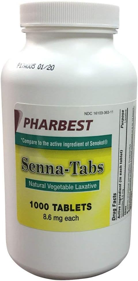 PHARBEST Sennamg Natural Vegetable Laxative Tablets