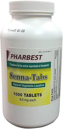 Miniatura 1 de Pharbest Senna - Laxante vegetal natural de 86 mg 1000 unidades