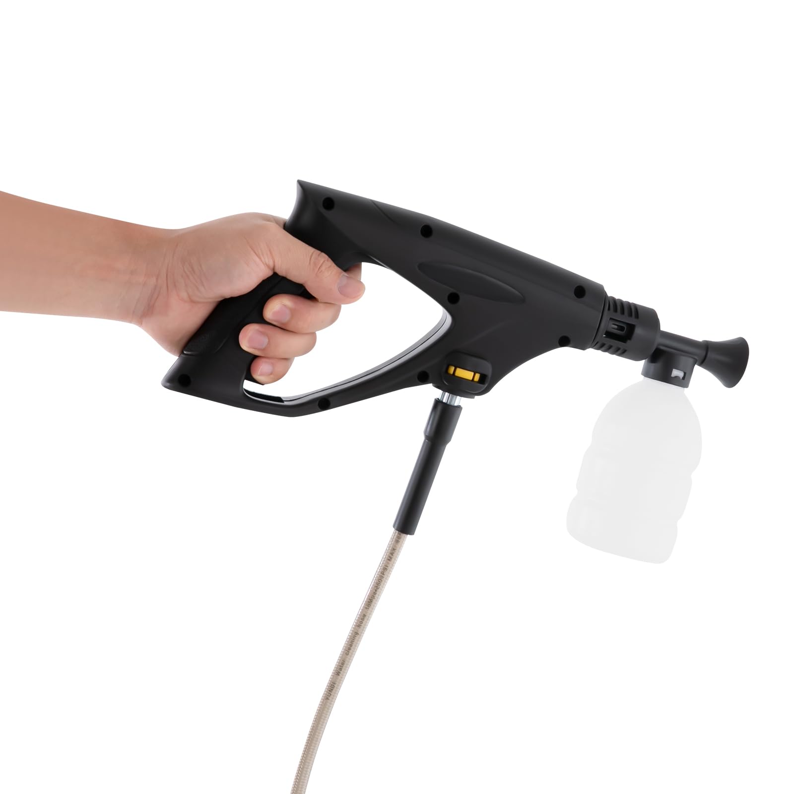 Limpiador de alta presión eléctrico portátil, 3000 W, con manguera de alta presión, 10 m, 2800 PRM, limpiador de juntas para limpieza de coches, suelos, barandillas, plazas, casas, túneles de lavado