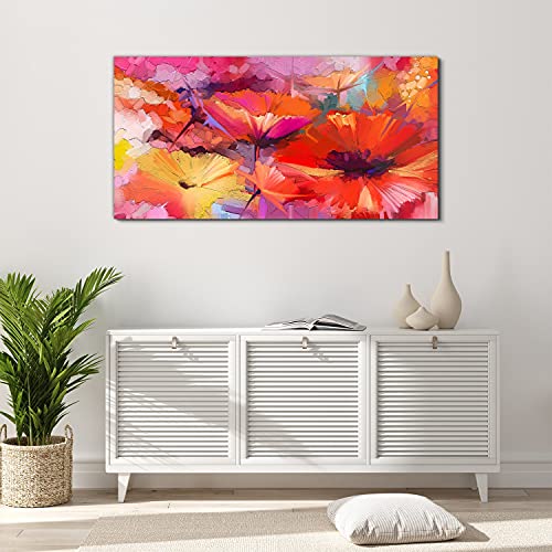 Image Acrylique 120x60cm Spring Flower Murale Abstraction