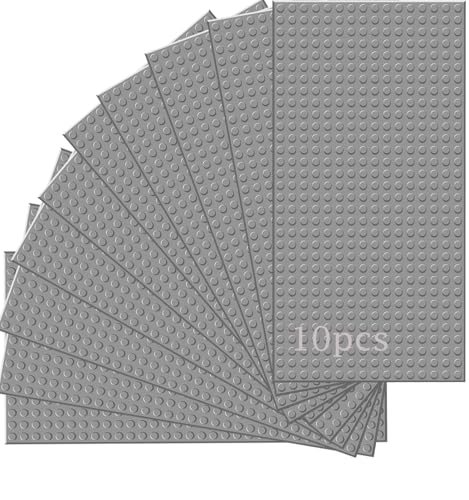 Guihumz 10 Platten-Set Bauplatten Kompatibel mit Meisten Marken,Classic...