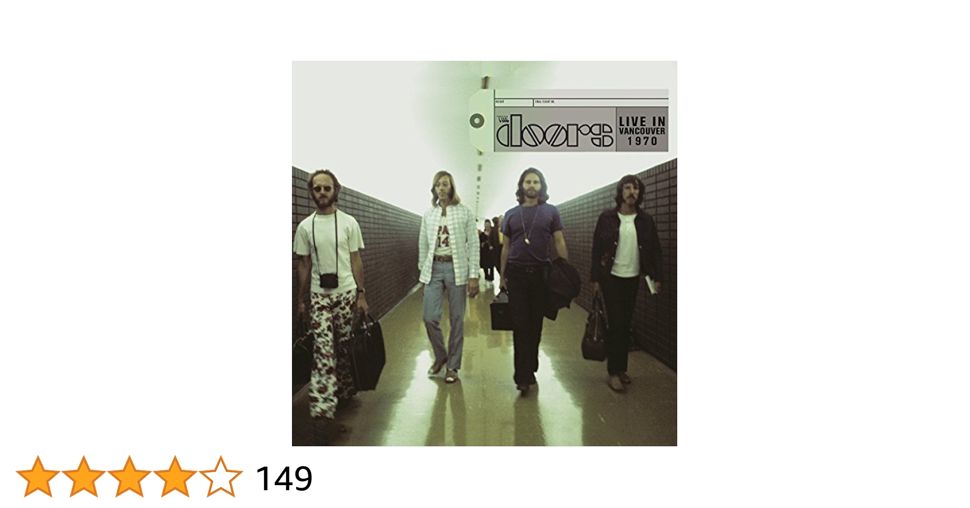 The Doors/ザ・ドアーズ/ Live in Vancouver 1970 Amazon.co.jp: Live in Vancouver: ミュージック