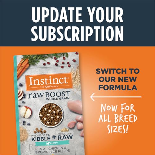 Instinct Raw Boost Puppy, Natural Dry Dog Food with Freeze Dried...