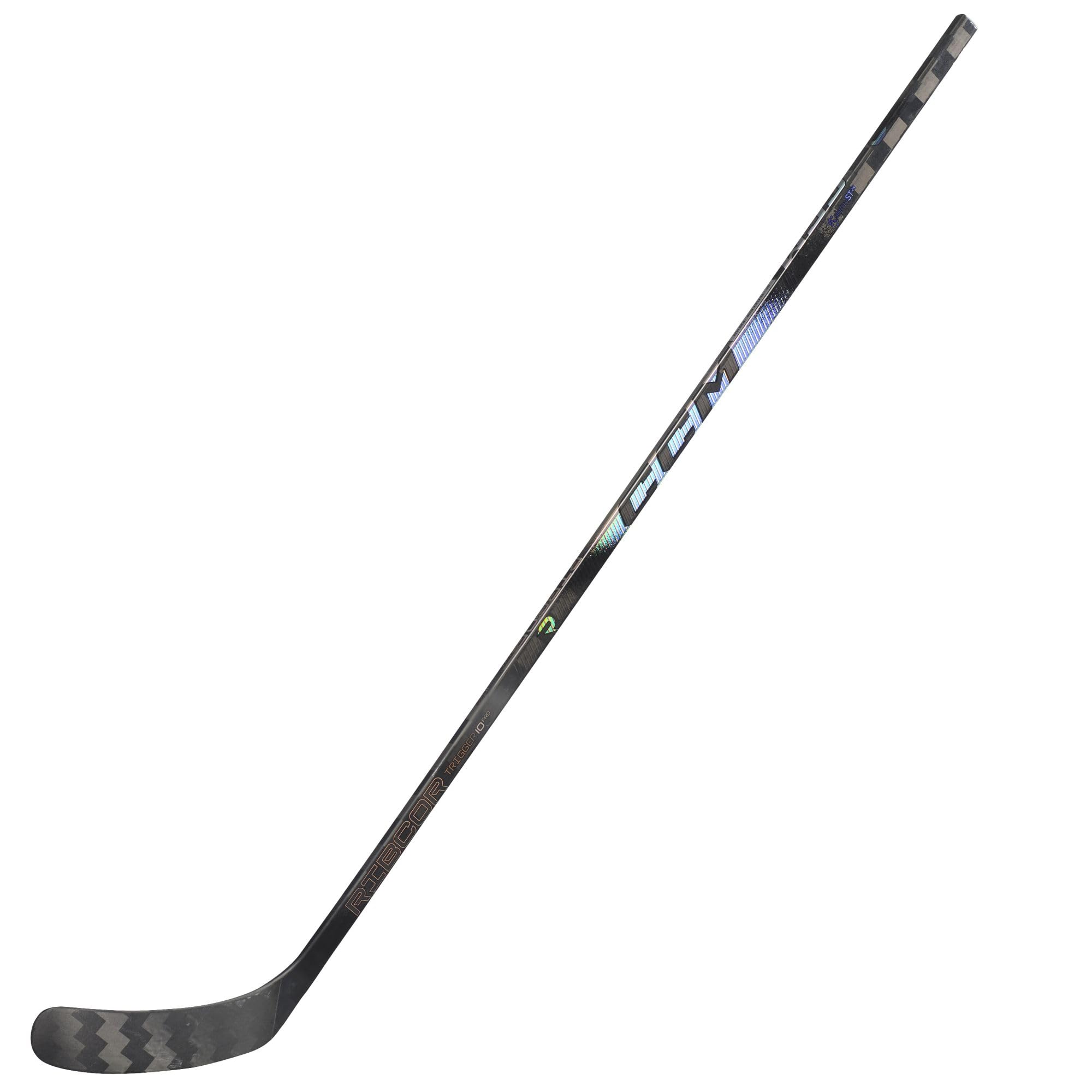 CCM Ribcor Trigger 10 Pro Crosse de hockey sur glace intermédiaire Chrome