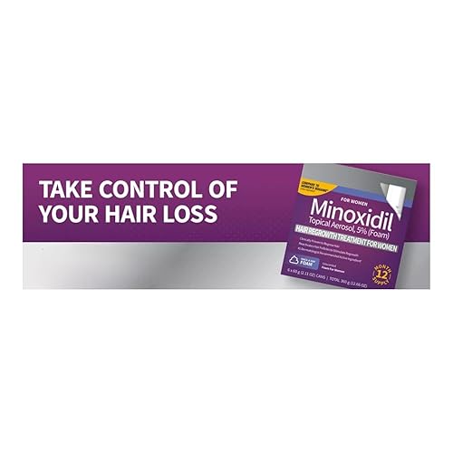 Miniatura 3 de Kirkland Signature - Espuma de minoxidil al 5% para mujeres, tratamiento de recrecimiento de pérdida de cabello, suministro para 12 meses, sin