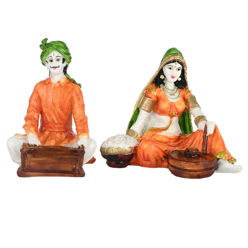 Handcrafted Resin Rajasthani Showpiece for Home Décor/Gifting/Table Décor by Reeva Art.
