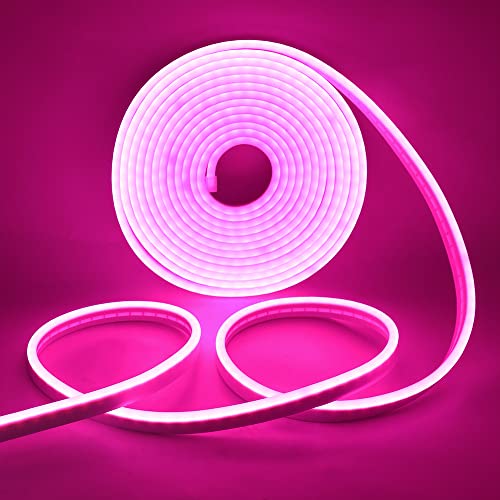 KISUFU LED Strip Light, 5m Neon Rope Light,120 LEDs/m Neon Light Strip