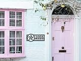 Texas Star Monogram Address Plaque, Texas Star Street Number Sign, Metal House Numbers, Cabin Address Plaque