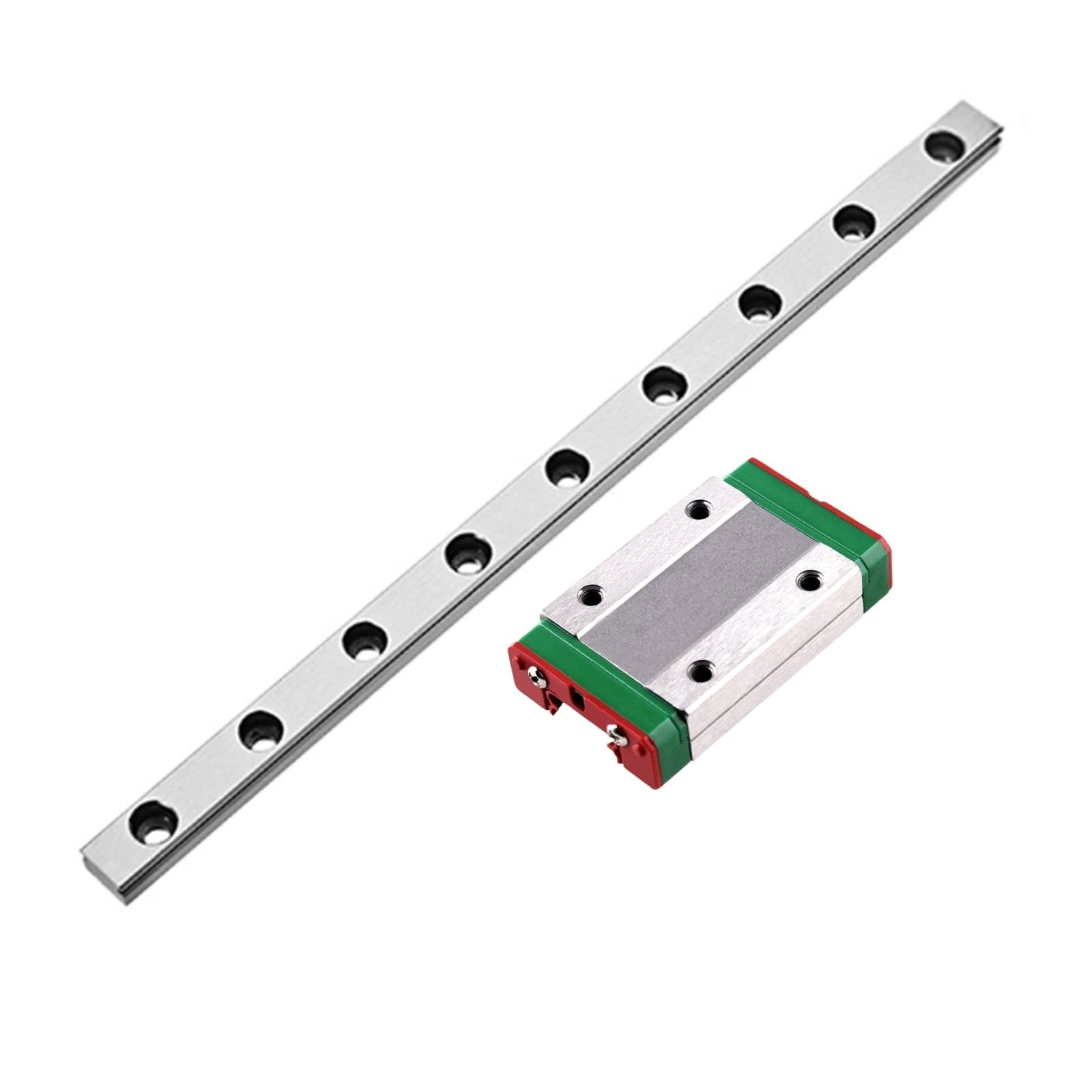Rail Coulissant 1 pc MGN7 Guide Linéaire + 1 pc MGN7H Ou Mgn7C Chariot 300 350 400 450 500 600 800mm Rail Linéaire Glissière MGN7 Guidage Linéaire Bloc de Piste(Color:MGN7H,Size:150mm)