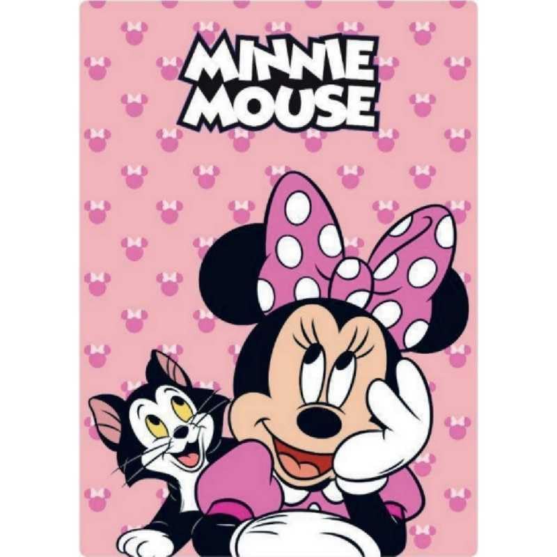 Manta suave y cálida para niños con estampado de Minnie