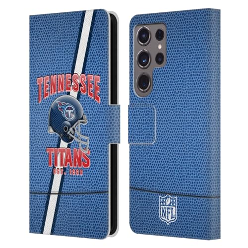 Funda de cuero tipo libro con logotipo Tennessee Titans oficial