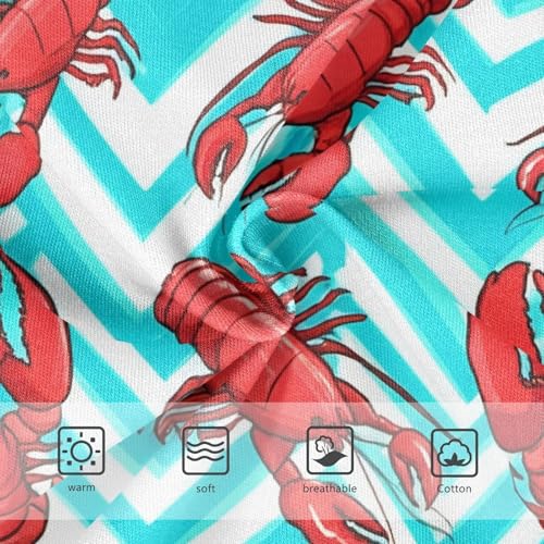 Red Lobsters Turquoise White Toddler Girls's Underwear 2T 202c19083