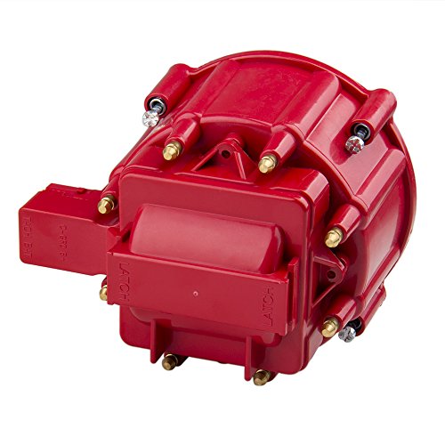 Carbole Red Male Hei Distributor Cap & Rotor Performance Replacement Fit For Sbc Bbc 305 350 454 #TOP2
