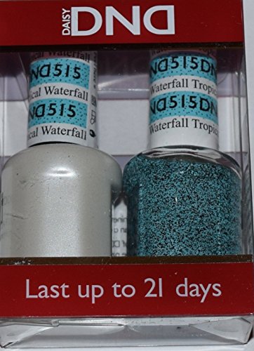 DND Gel & Matching Polish Set #515 - Tropical Waterfall. Buy 5 any colors get 1 Diamond super fast drying top coat 0.5 oz Free