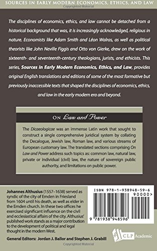On Law and Power (Sources in Early Modern Economics, Ethics, and Law) - Image 2