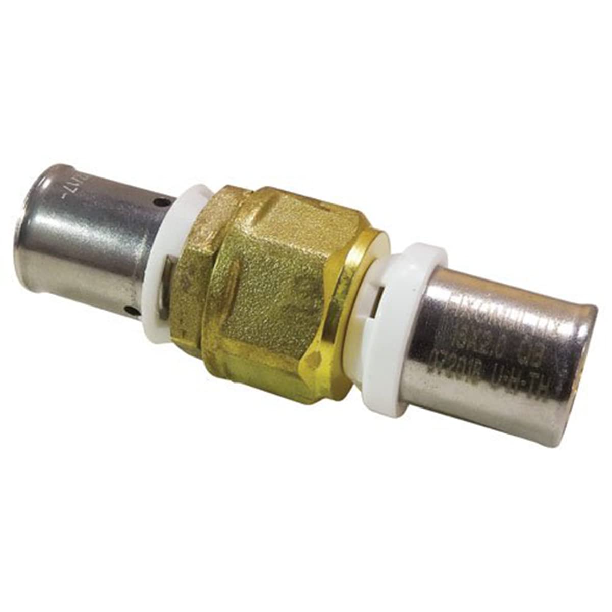 Raccord passerelle PER Ø20 et multicouche Ø20 à sertir - 3038-​20-​20 - Fixoconnect - Ayor