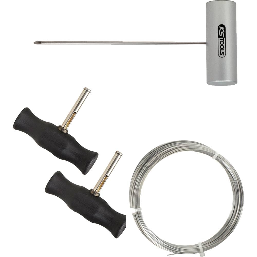 KS Tools 140.2250 Serie per Taglio con Filo, Dotato di Filo, 22.5 M, in Acciaio Inox, 4 Pezzi