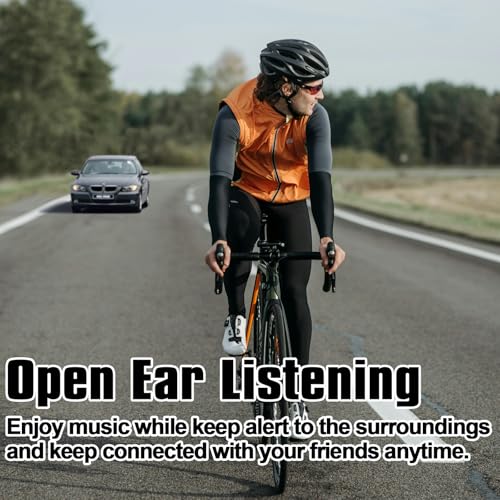 Image of IPX8 Waterproof Bone Conduction Headphones Swimming Underwater Bluetooth Headsets with MP3 Player Open Ear Headsets with Mic Wireless Earphones Built-in 32GB Memory for Running Cycling Gym Workouts