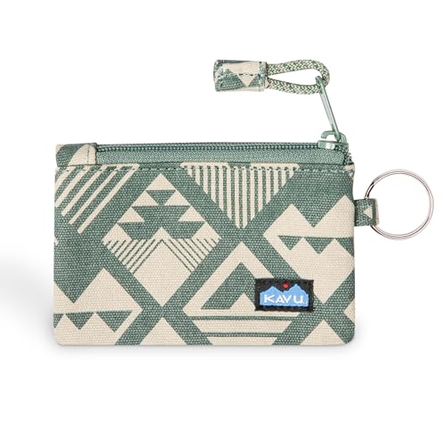 Image of KAVU Stirling Double Sided Slim Cotton Canvas Zip Wallet