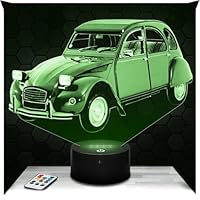 Lampe 3D Renault 4L – LED – Idée Cadeau – Fabriquée en France - Maison