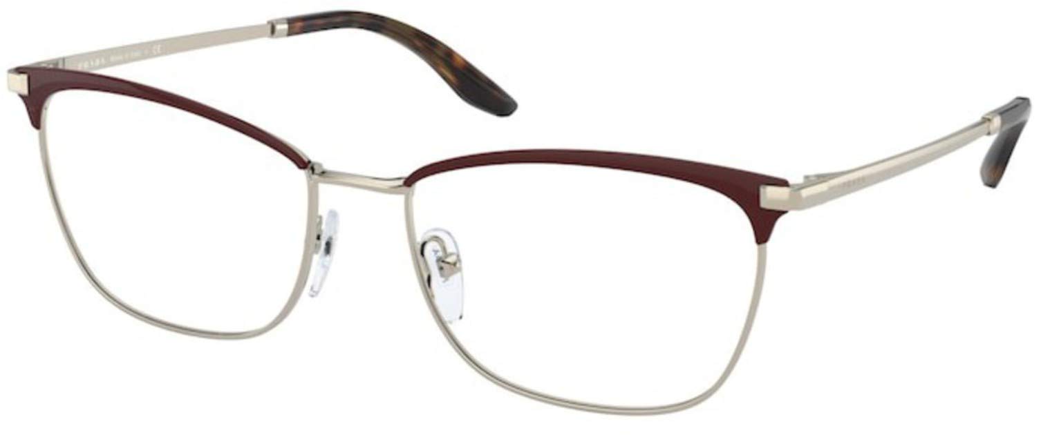 Eyegl Prada PR 57 WV 09B1O1 Bordeaux/Pale Gold