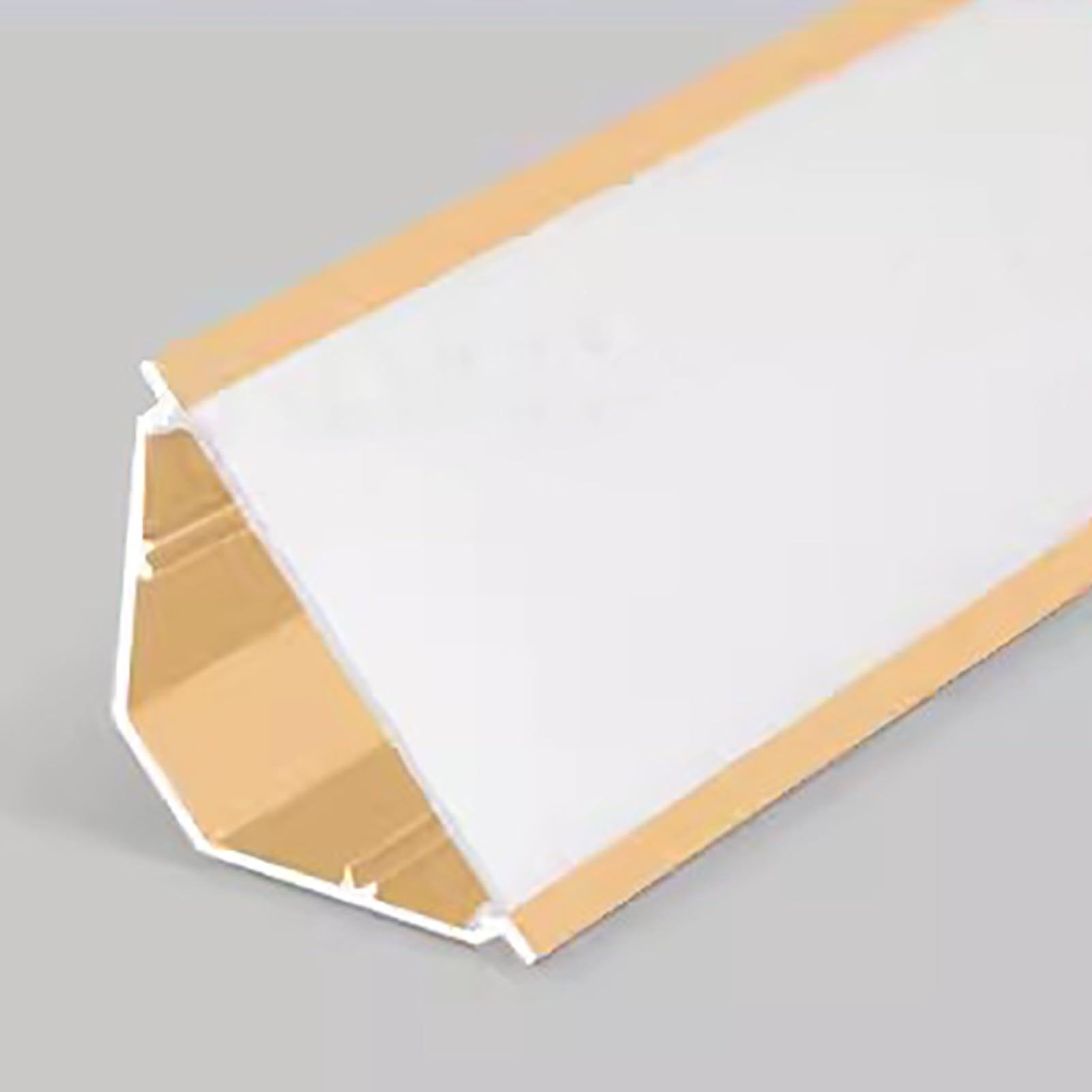 Sistema de borde de moldura de yeso para eliminar puntos ciegos y deslumbramientos LED