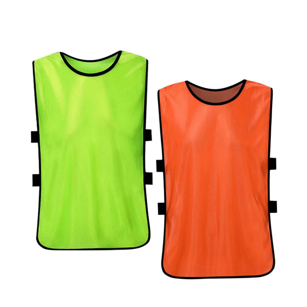 SUPVOX Soccer Training Vest Set 2pcs Breathable Quick-dry Game Waistcoat for Team Sports Loose Fit