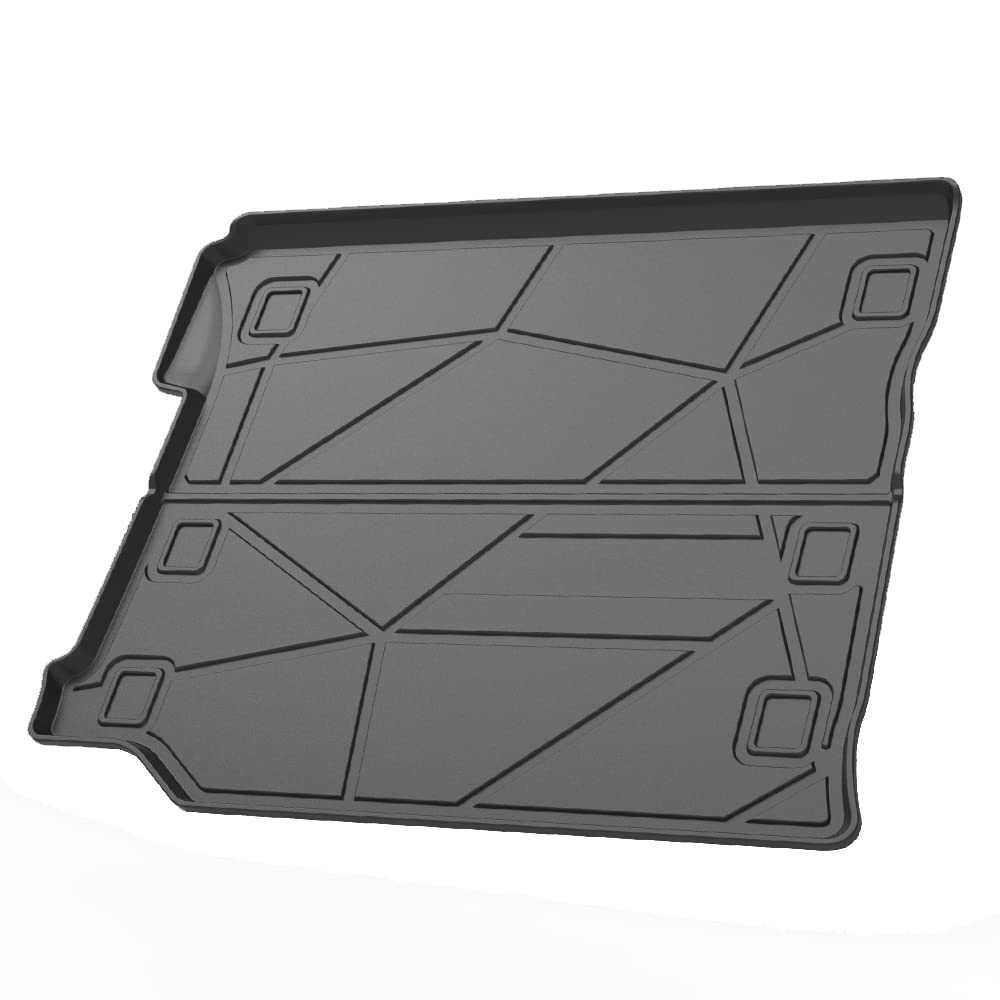 Wrangler Cargo Liner for 2018-2019 2020 2021 2022 Jeep Wrangler JL Unlimited with Subwoofer Trunk Tray Liner Rubber mat (JL New Body Style - not JK) Floor Mat Black