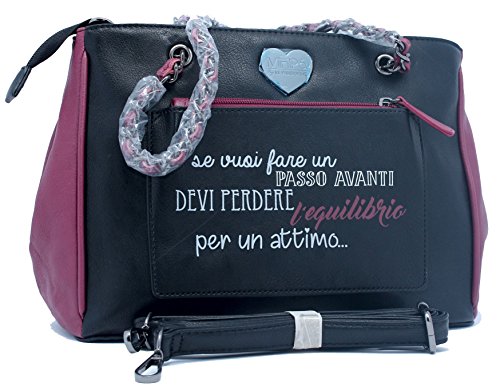 Hand Bag C/Tracolla Nero MiniPà Pandorine