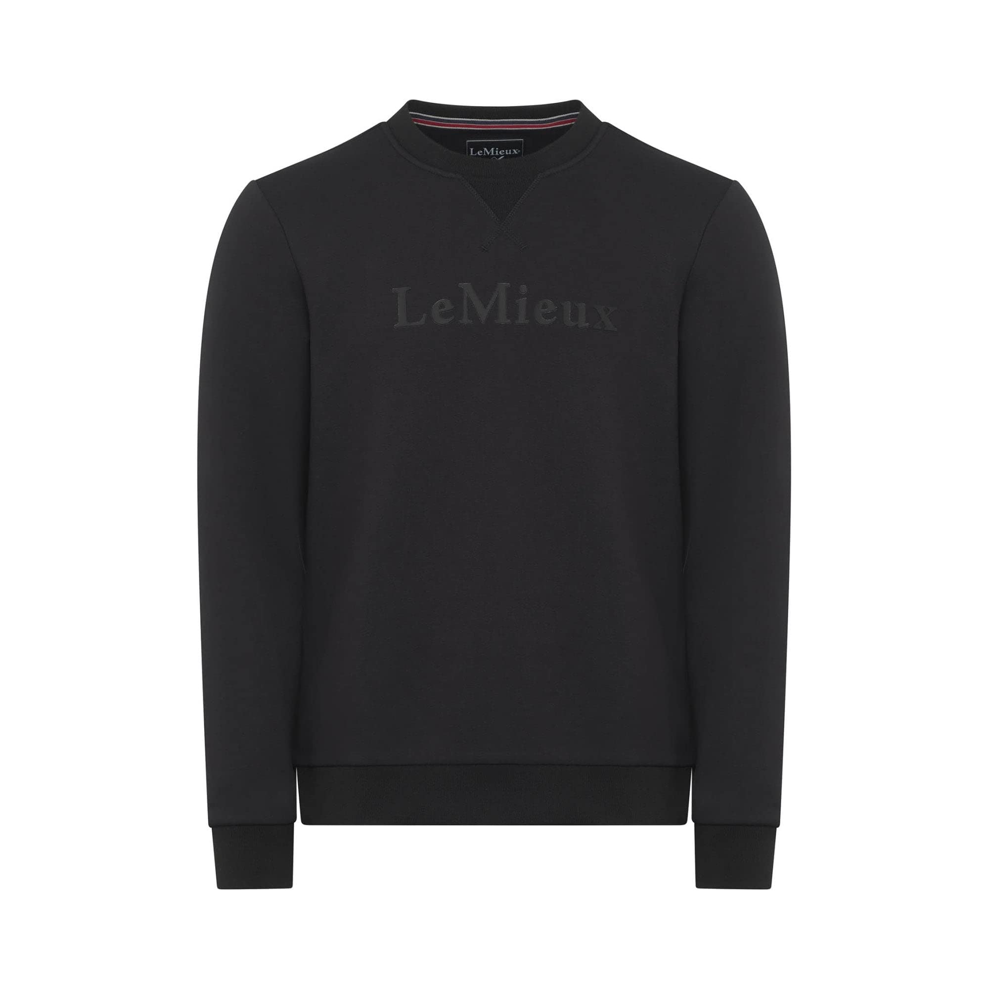 LeMieux Elite Mens Round Neck Sweater - Black XL