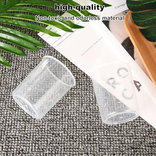 100 vasos medidores de plástico CertBuy 100ml miniatura 4