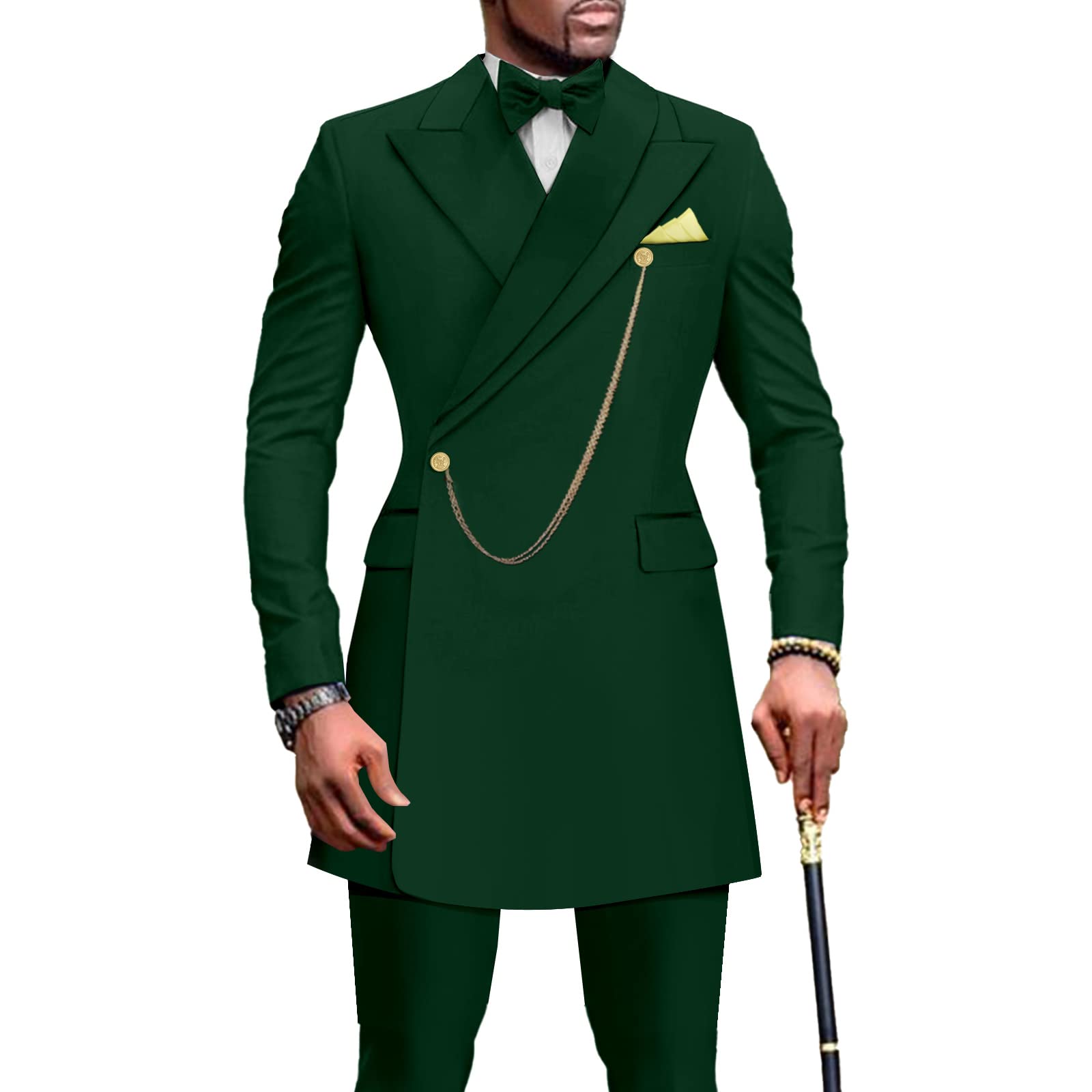 Men's Slim Fit Dashiki Suit Set