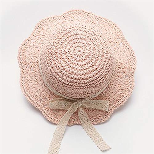 YAYANG Hat Sombreros de Paja de los beb&eacute;s de los ni&ntilde;os del Verano de Encaje Transpirable...