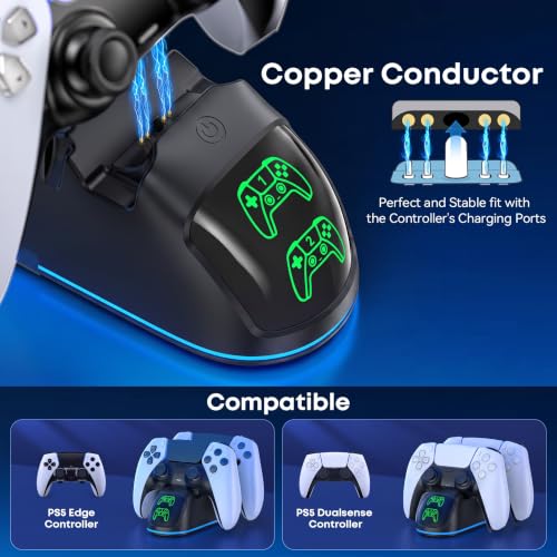 Image of P5 Controller Charger Station for Play Station 5 Dual & Edge Controllers