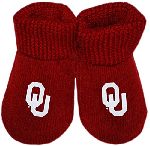 University of Oklahoma Sooners Newborn Baby Bootie Sock