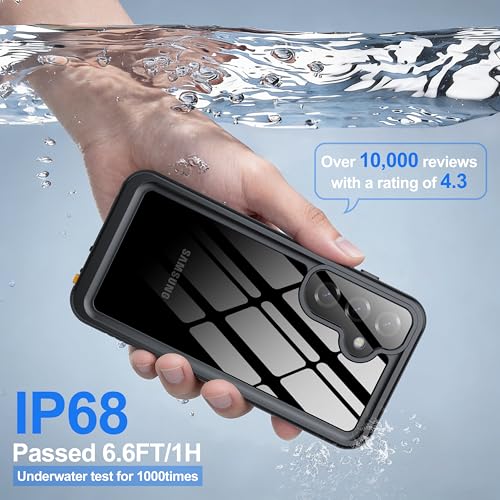 Image of ANTSHARE IP68 Waterproof Case for Samsung Galaxy S25 Plus, Black
