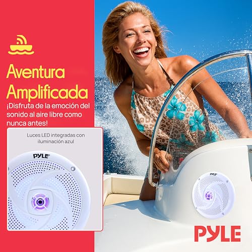 Altavoces marinos para barcos y terrazas exteriores con sonido de 100V 6