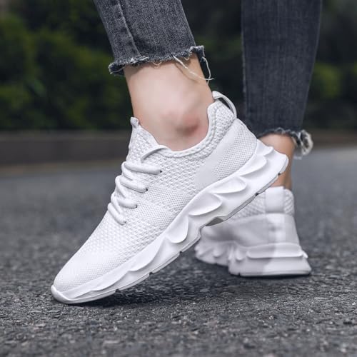 Image of FUJEAK Men Running Shoes Men Casual Breathable Walking Shoes Sport Athletic Sneakers Gym Tennis Slip On Comfortable Lightweight Shoes