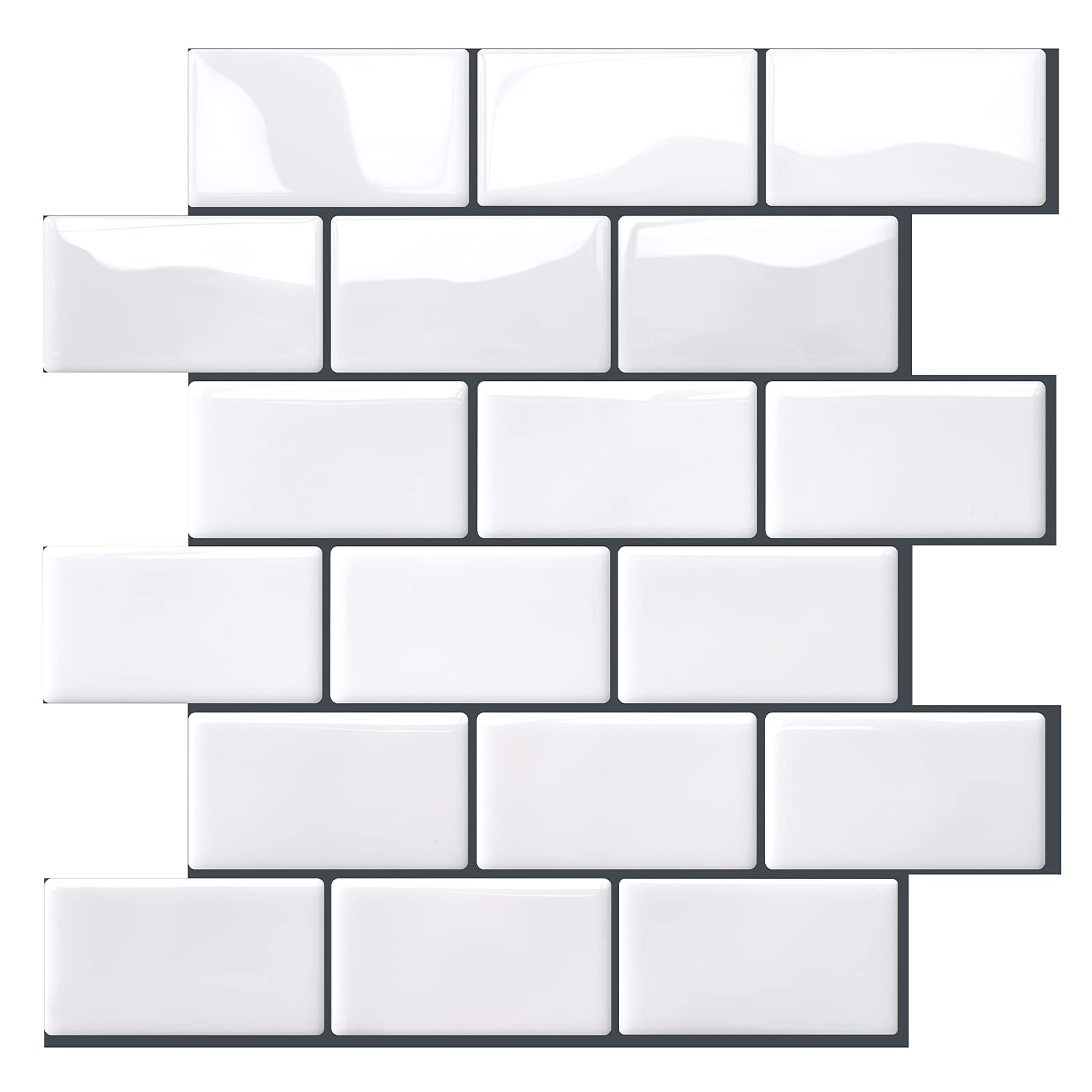 Buy Uoisaiko Thicker Peel and Stick Wall Tiles, Self Adhesive Brick