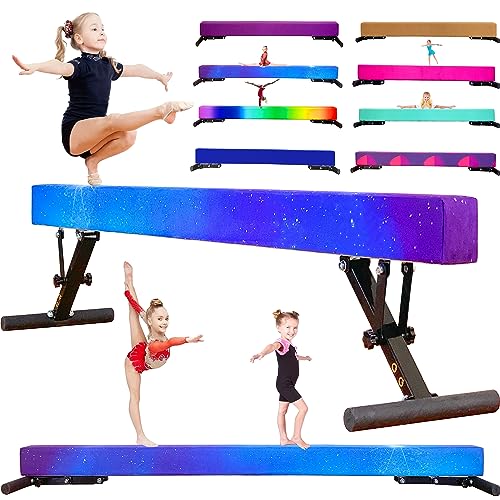Adjustable 8 ft Gymnastics Balance Beam