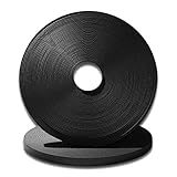 520 BETA Black Standard Multiple Widths Matte BIOTHANE - Leather Embossed | BIOTHANE USA (1/2