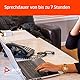 Plantronics CS540 Kabelloses DECT-Headset mit APS-11- Einohr (Mono), veränderbar (3 Tragevarianten) - Anschluss an Tischtelefon - Mikrofon mit Geräuschunterdrückung, Schwarz